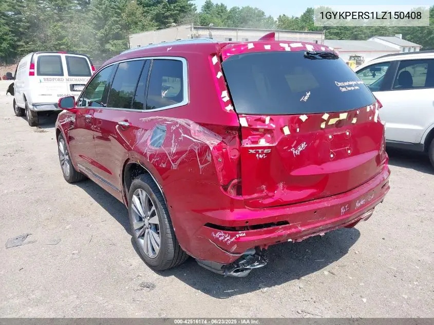 2020 Cadillac Xt6 Fwd Premium Luxury VIN: 1GYKPERS1LZ150408 Lot: 42516174