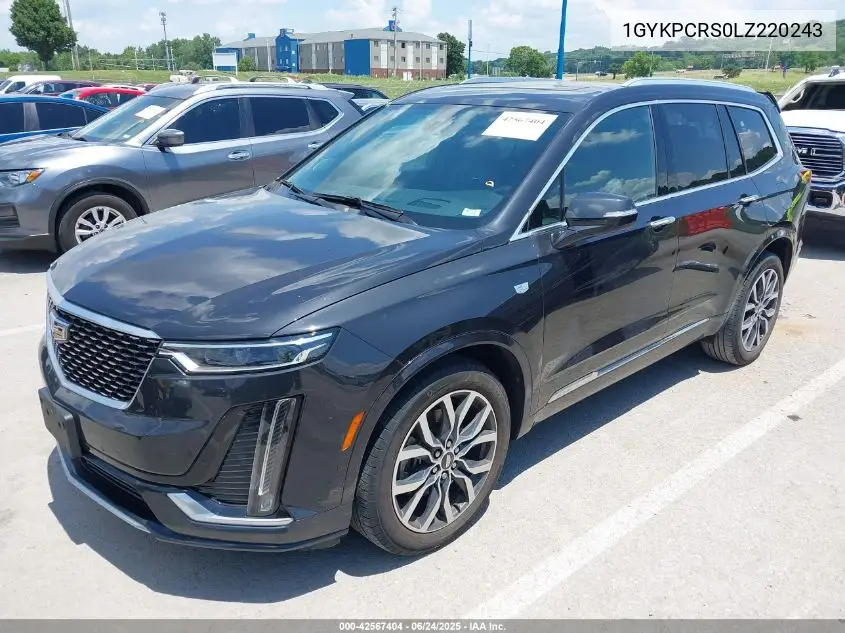 2020 Cadillac Xt6 Fwd Premium Luxury VIN: 1GYKPCRS0LZ220243 Lot: 42567404