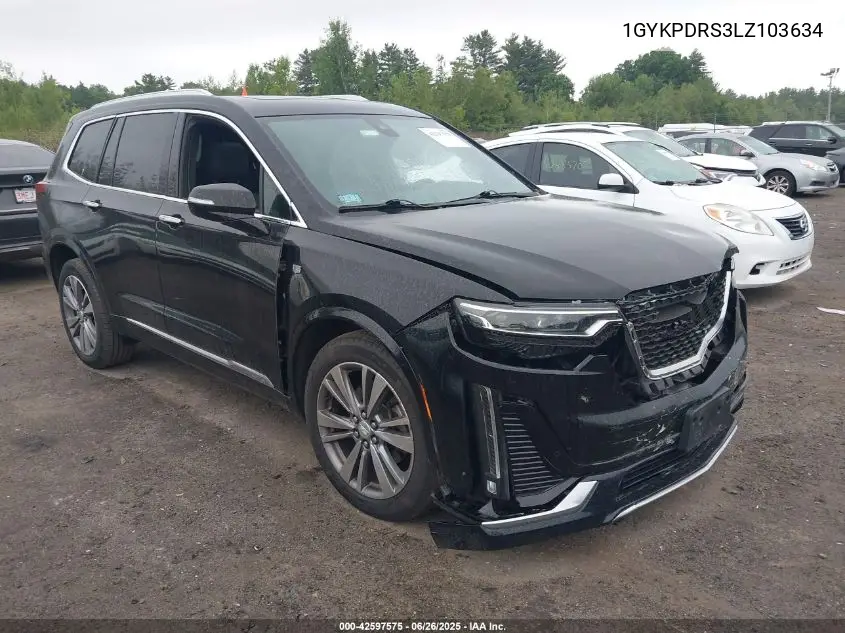 2020 Cadillac Xt6 Awd Premium Luxury VIN: 1GYKPDRS3LZ103634 Lot: 42597575