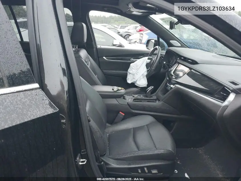 2020 Cadillac Xt6 Awd Premium Luxury VIN: 1GYKPDRS3LZ103634 Lot: 42597575