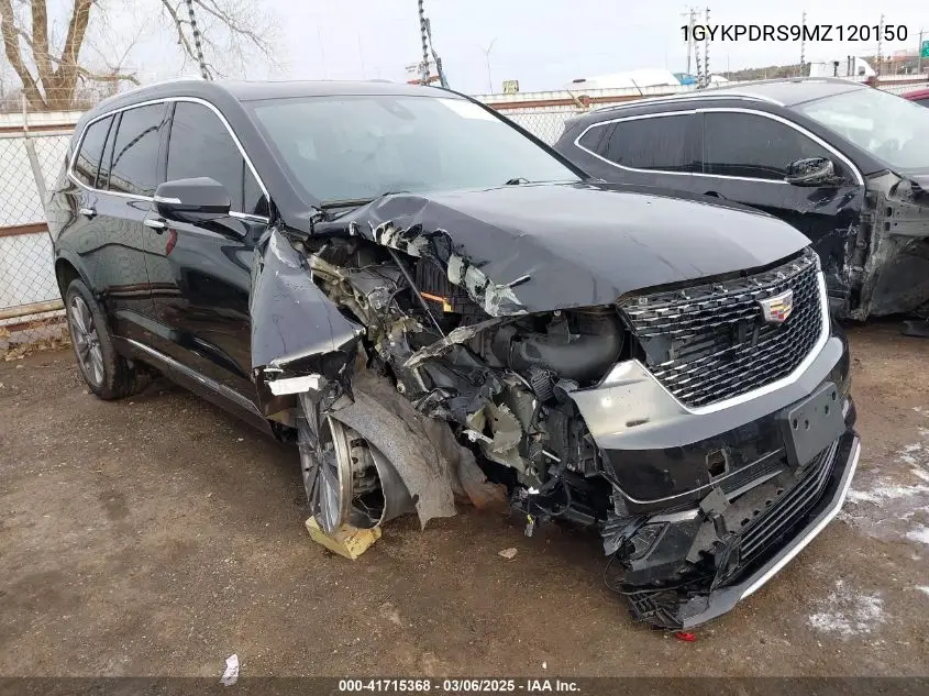 2021 Cadillac Xt6 Awd Premium Luxury VIN: 1GYKPDRS9MZ120150 Lot: 41715368