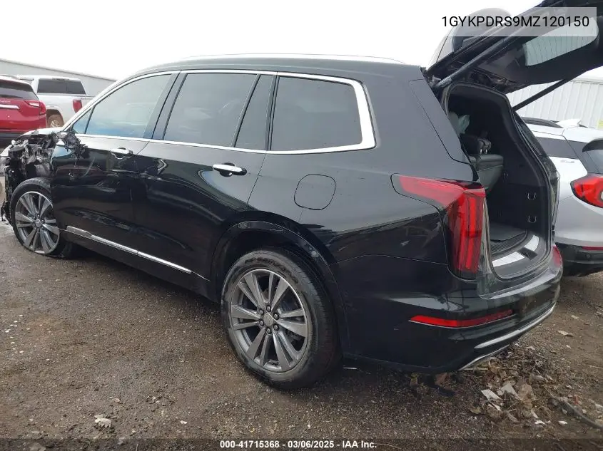 2021 Cadillac Xt6 Awd Premium Luxury VIN: 1GYKPDRS9MZ120150 Lot: 41715368