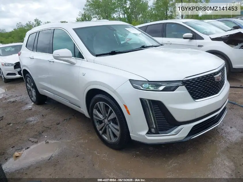 2021 Cadillac Xt6 Awd Premium Luxury VIN: 1GYKPDRS0MZ141453 Lot: 42215954