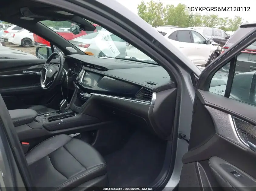 2021 Cadillac Xt6 Awd Sport VIN: 1GYKPGRS6MZ128112 Lot: 42415342