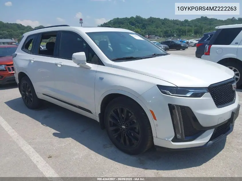 2021 Cadillac Xt6 Awd Sport VIN: 1GYKPGRS4MZ222263 Lot: 42443907