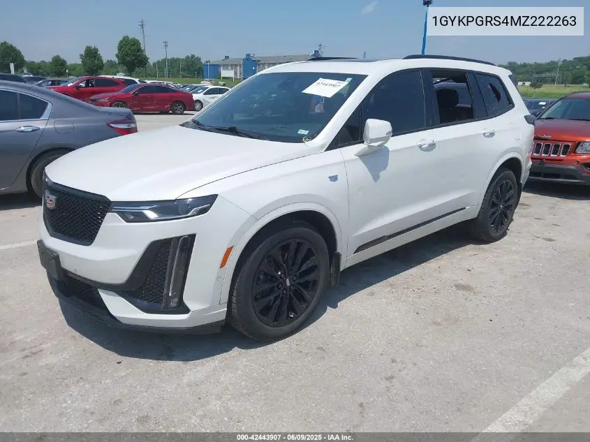 2021 Cadillac Xt6 Awd Sport VIN: 1GYKPGRS4MZ222263 Lot: 42443907