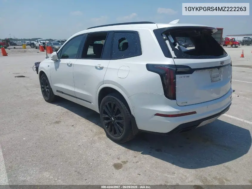2021 Cadillac Xt6 Awd Sport VIN: 1GYKPGRS4MZ222263 Lot: 42443907