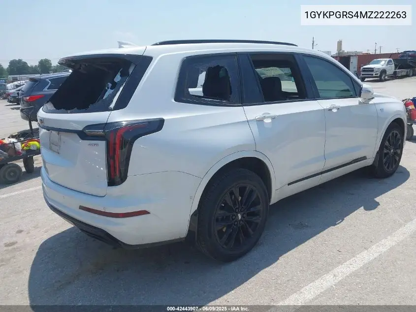 2021 Cadillac Xt6 Awd Sport VIN: 1GYKPGRS4MZ222263 Lot: 42443907