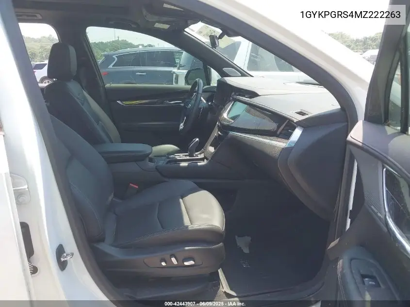 2021 Cadillac Xt6 Awd Sport VIN: 1GYKPGRS4MZ222263 Lot: 42443907