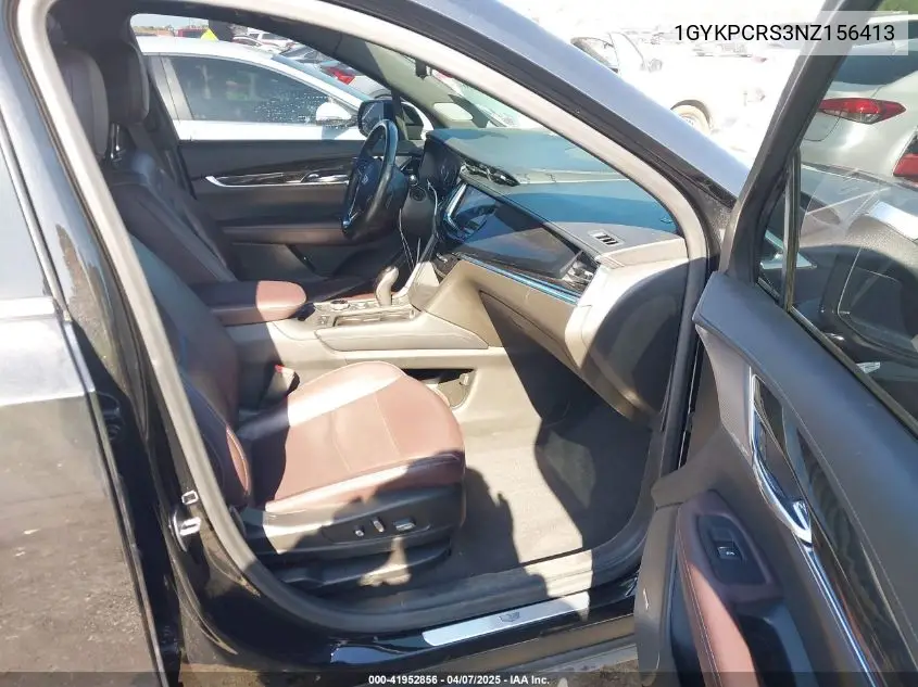 2022 Cadillac Xt6 Fwd Premium Luxury VIN: 1GYKPCRS3NZ156413 Lot: 41952856