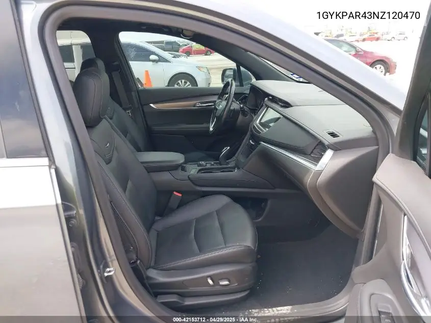 2022 Cadillac Xt6 Fwd Luxury VIN: 1GYKPAR43NZ120470 Lot: 42153712