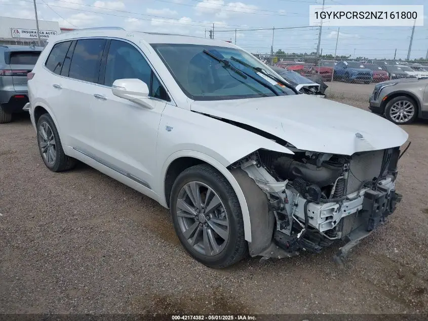 2022 Cadillac Xt6 Fwd Premium Luxury VIN: 1GYKPCRS2NZ161800 Lot: 42174382