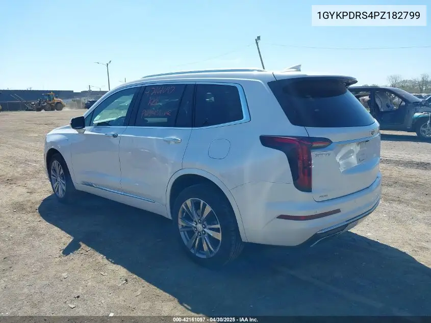 2023 Cadillac Xt6 Awd Premium Luxury VIN: 1GYKPDRS4PZ182799 Lot: 42161097