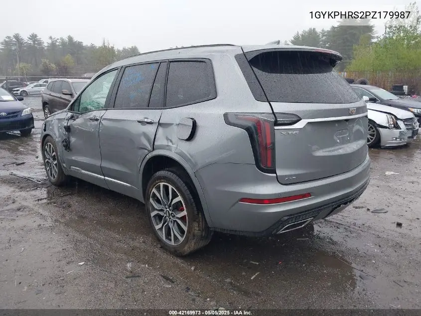 2023 Cadillac Xt6 Awd Sport VIN: 1GYKPHRS2PZ179987 Lot: 42169973