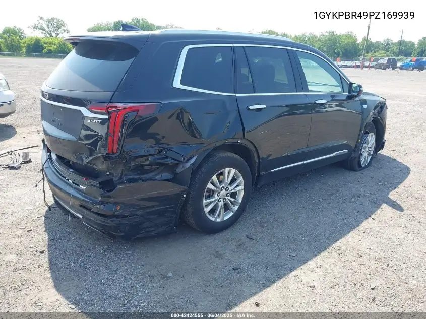 2023 Cadillac Xt6 Awd Luxury VIN: 1GYKPBR49PZ169939 Lot: 42424555