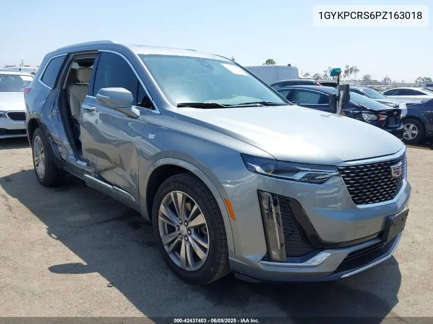2023 Cadillac Xt6 Fwd Premium Luxury VIN: 1GYKPCRS6PZ163018 Lot: 42437403