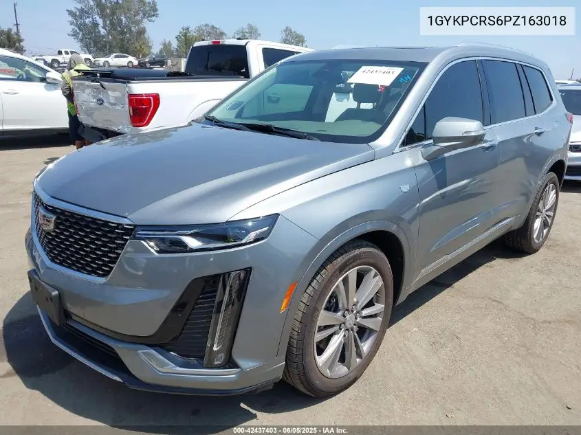 2023 Cadillac Xt6 Fwd Premium Luxury VIN: 1GYKPCRS6PZ163018 Lot: 42437403