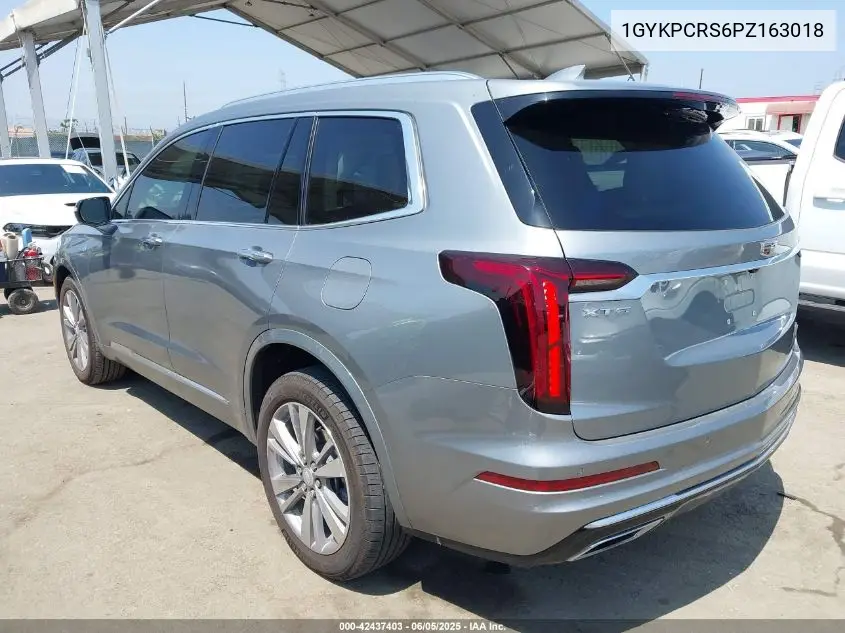 2023 Cadillac Xt6 Fwd Premium Luxury VIN: 1GYKPCRS6PZ163018 Lot: 42437403