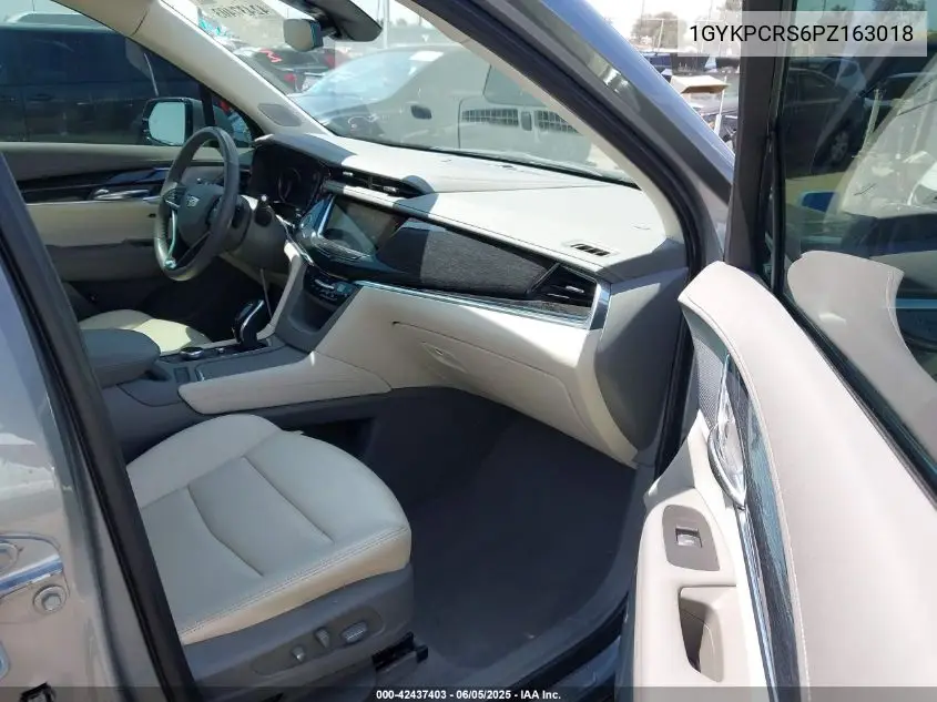 2023 Cadillac Xt6 Fwd Premium Luxury VIN: 1GYKPCRS6PZ163018 Lot: 42437403