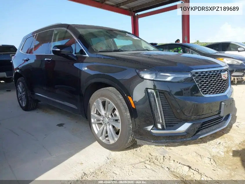 2023 Cadillac Xt6 Awd Premium Luxury VIN: 1GYKPDRSXPZ189689 Lot: 42447212
