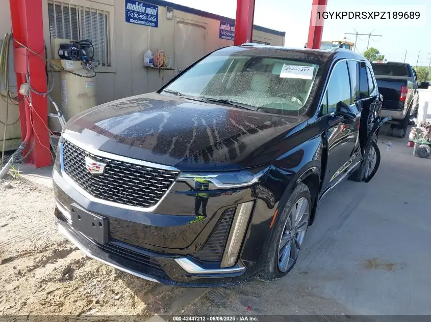 2023 Cadillac Xt6 Awd Premium Luxury VIN: 1GYKPDRSXPZ189689 Lot: 42447212