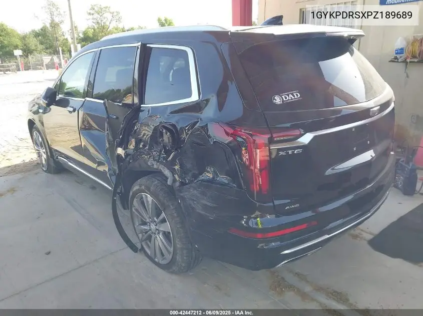 2023 Cadillac Xt6 Awd Premium Luxury VIN: 1GYKPDRSXPZ189689 Lot: 42447212
