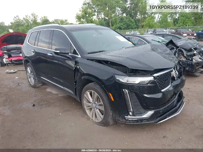 2023 Cadillac Xt6 Awd Premium Luxury VIN: 1GYKPDRS5PZ189339 Lot: 42586335