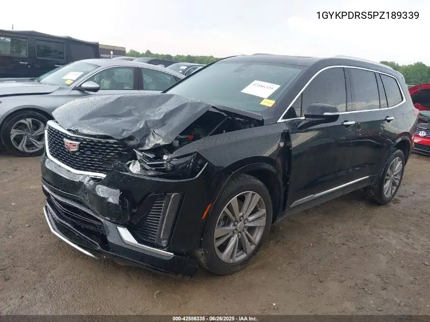 2023 Cadillac Xt6 Awd Premium Luxury VIN: 1GYKPDRS5PZ189339 Lot: 42586335