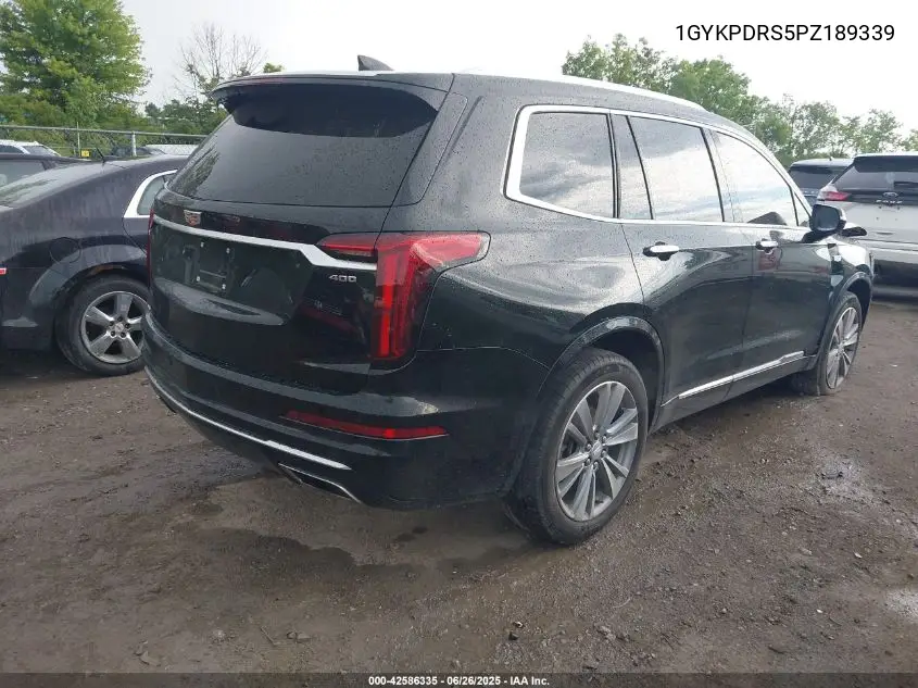 2023 Cadillac Xt6 Awd Premium Luxury VIN: 1GYKPDRS5PZ189339 Lot: 42586335