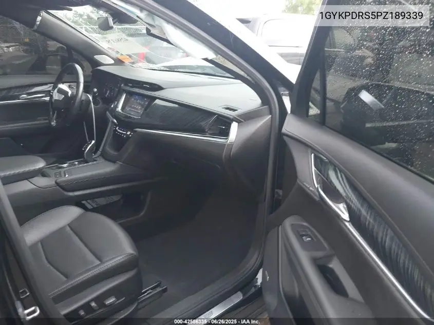 2023 Cadillac Xt6 Awd Premium Luxury VIN: 1GYKPDRS5PZ189339 Lot: 42586335