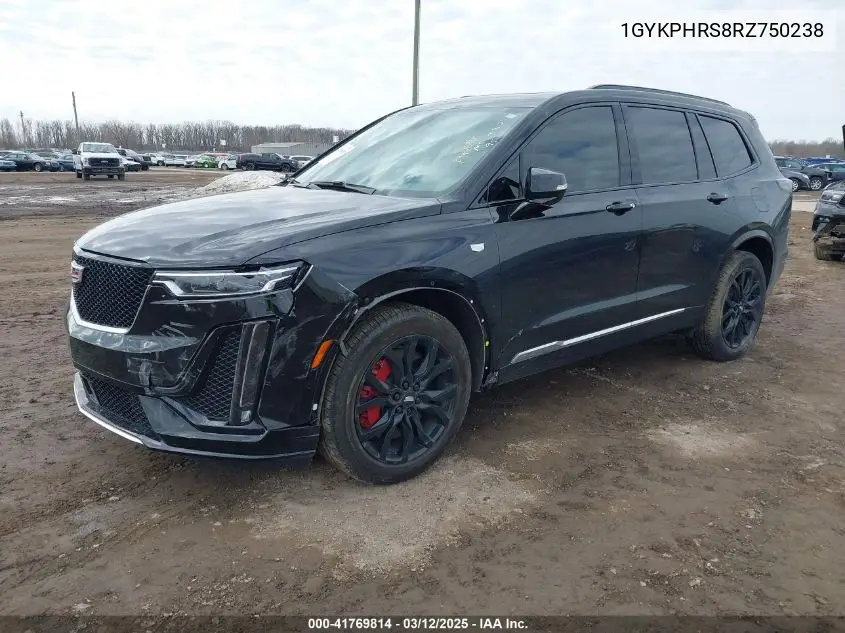 2024 Cadillac Xt6 Awd Sport VIN: 1GYKPHRS8RZ750238 Lot: 41769814