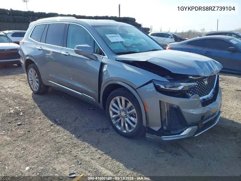 2024 Cadillac Xt6 Awd Premium Luxury VIN: 1GYKPDRS8RZ739104 Lot: 41800128