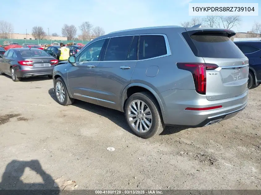 2024 Cadillac Xt6 Awd Premium Luxury VIN: 1GYKPDRS8RZ739104 Lot: 41800128