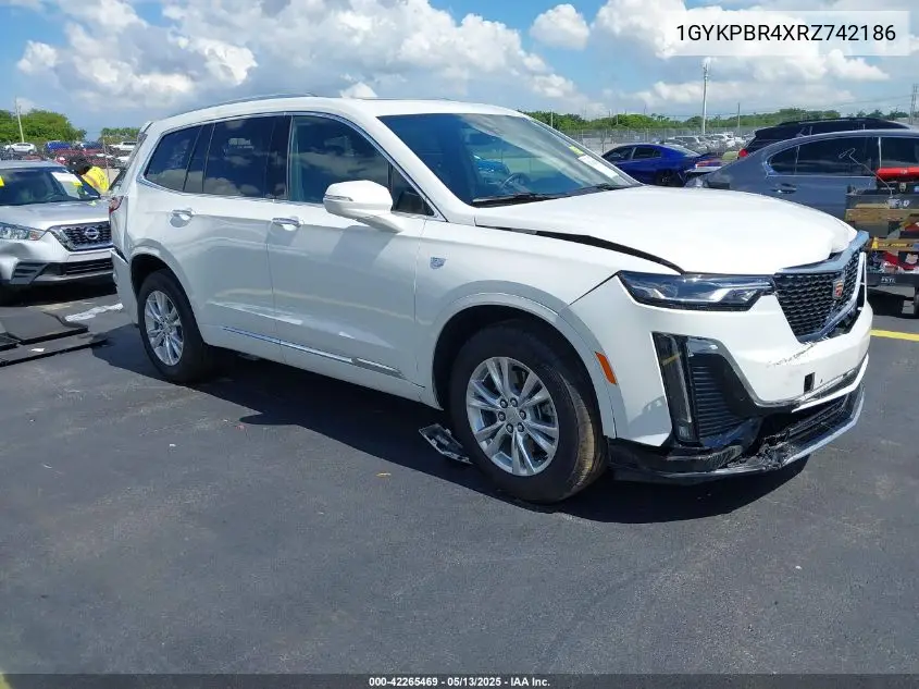 2024 Cadillac Xt6 Awd Luxury VIN: 1GYKPBR4XRZ742186 Lot: 42265469