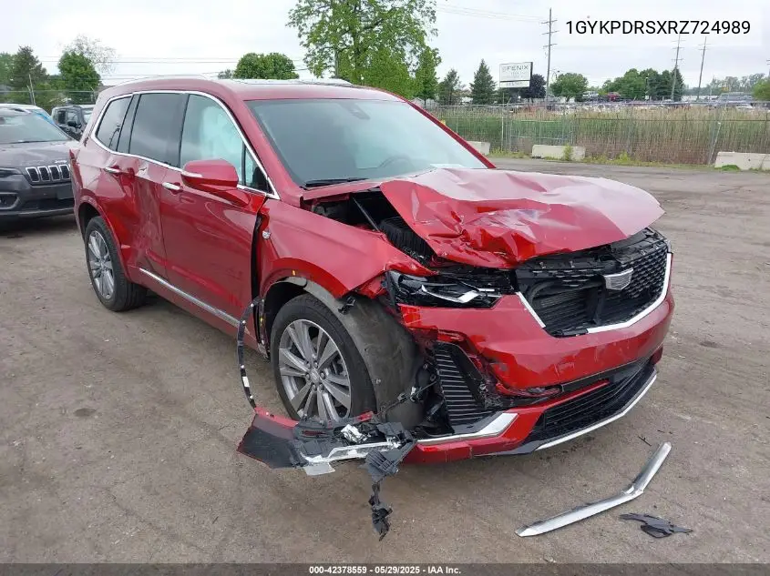 2024 Cadillac Xt6 Premium Luxury VIN: 1GYKPDRSXRZ724989 Lot: 42378559