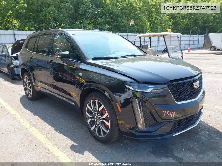2024 Cadillac Xt6 Awd Sport VIN: 1GYKPGRS5RZ747923 Lot: 42487548