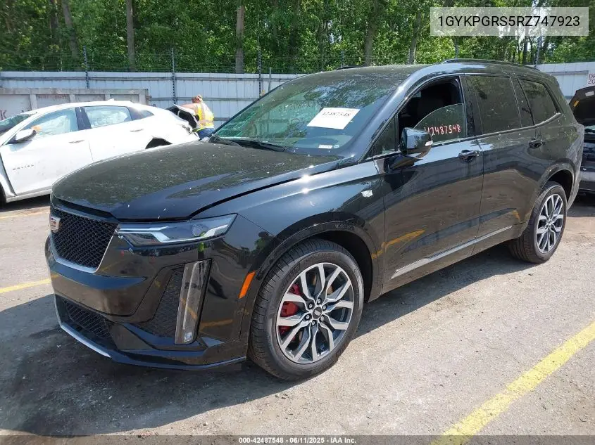 2024 Cadillac Xt6 Awd Sport VIN: 1GYKPGRS5RZ747923 Lot: 42487548