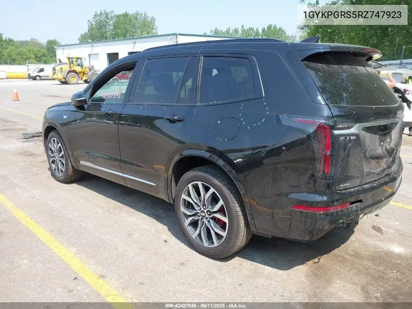 2024 Cadillac Xt6 Awd Sport VIN: 1GYKPGRS5RZ747923 Lot: 42487548