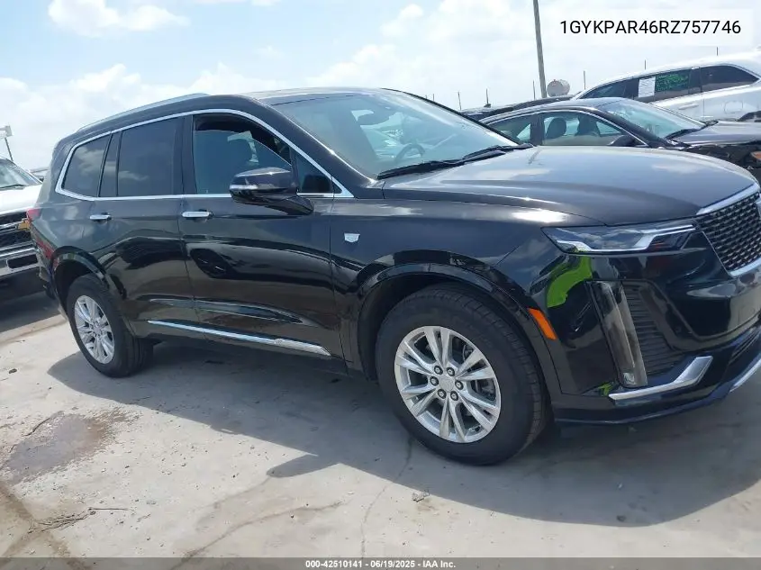 2024 Cadillac Xt6 Fwd Luxury VIN: 1GYKPAR46RZ757746 Lot: 42510141