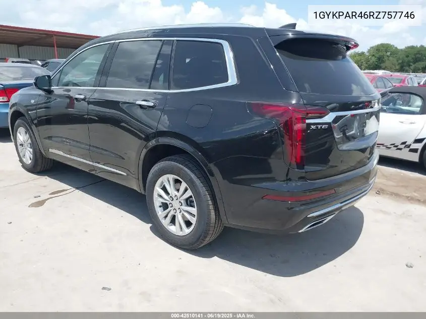 2024 Cadillac Xt6 Fwd Luxury VIN: 1GYKPAR46RZ757746 Lot: 42510141