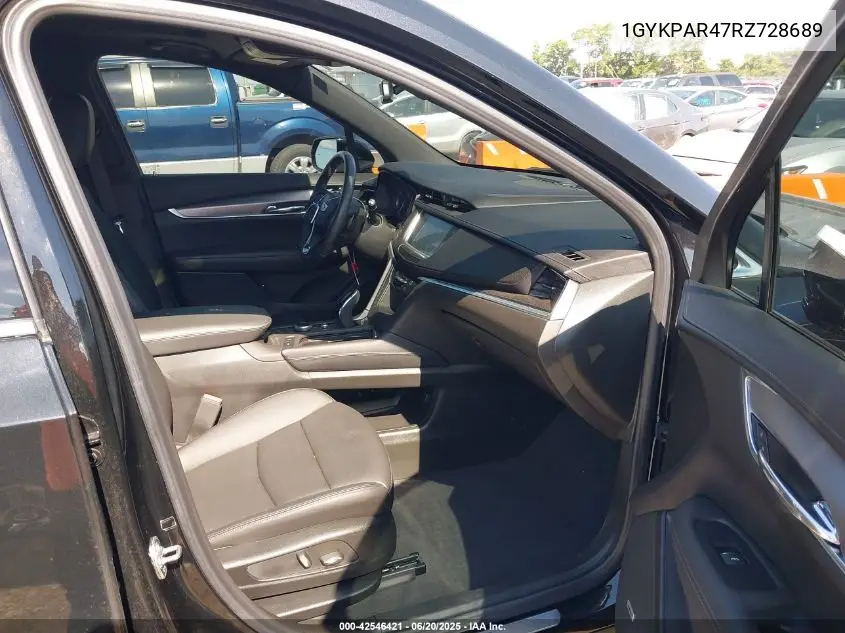2024 Cadillac Xt6 Fwd Luxury VIN: 1GYKPAR47RZ728689 Lot: 42546421