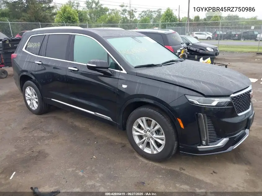 2024 Cadillac Xt6 Awd Luxury VIN: 1GYKPBR45RZ750986 Lot: 42605419