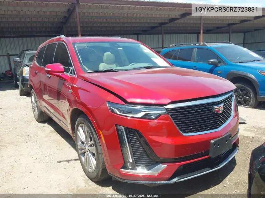 2024 Cadillac Xt6 Fwd Premium Luxury VIN: 1GYKPCRS0RZ723831 Lot: 42608730