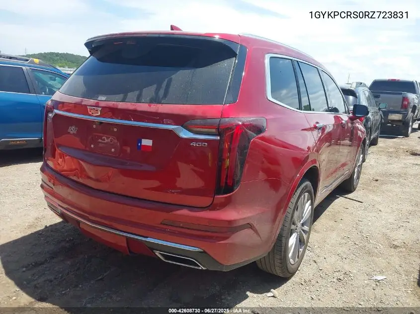 2024 Cadillac Xt6 Fwd Premium Luxury VIN: 1GYKPCRS0RZ723831 Lot: 42608730