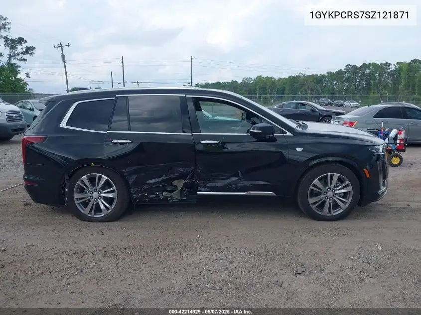 2025 Cadillac Xt6 Fwd Premium Luxury VIN: 1GYKPCRS7SZ121871 Lot: 42214929