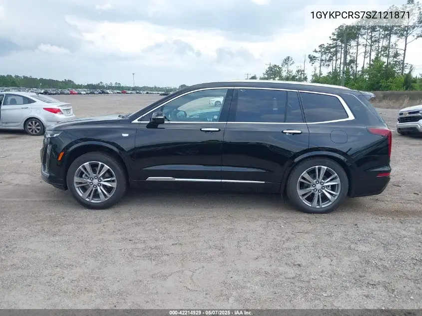 2025 Cadillac Xt6 Fwd Premium Luxury VIN: 1GYKPCRS7SZ121871 Lot: 42214929
