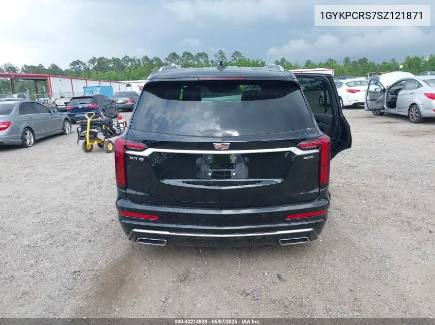 2025 Cadillac Xt6 Fwd Premium Luxury VIN: 1GYKPCRS7SZ121871 Lot: 42214929
