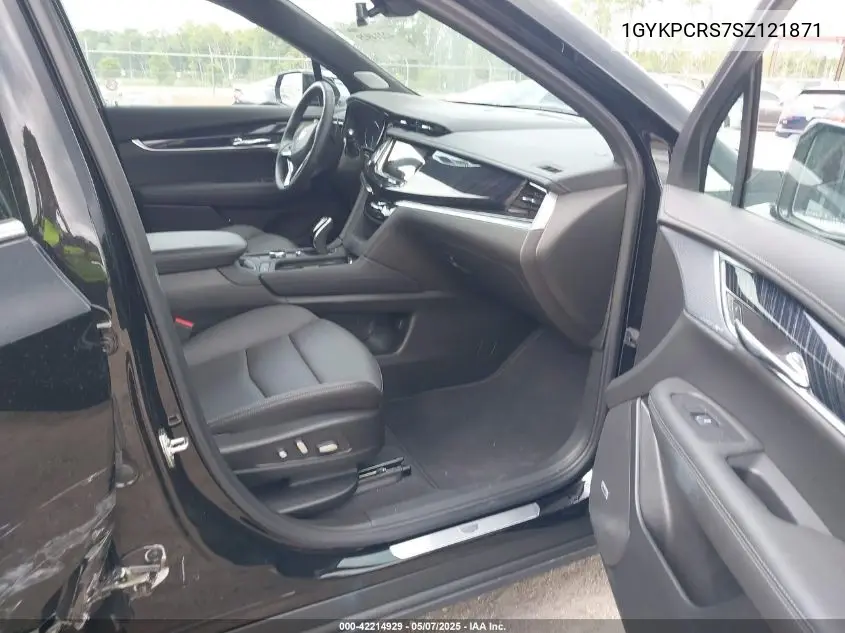 2025 Cadillac Xt6 Fwd Premium Luxury VIN: 1GYKPCRS7SZ121871 Lot: 42214929