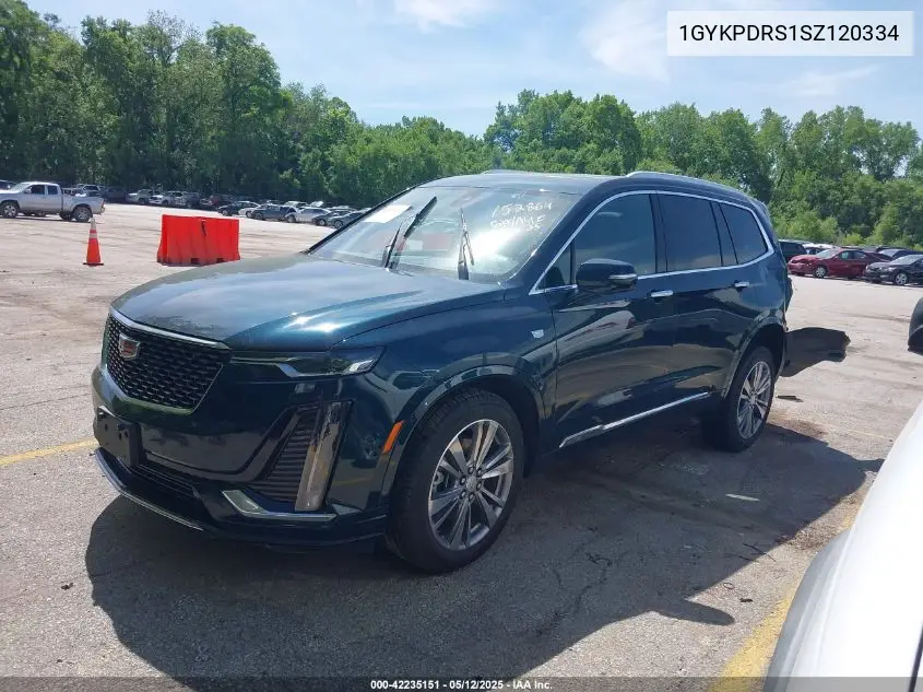 2025 Cadillac Xt6 Awd Premium Luxury VIN: 1GYKPDRS1SZ120334 Lot: 42235151