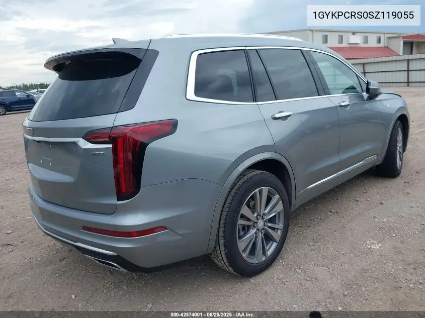 2025 Cadillac Xt6 Fwd Premium Luxury VIN: 1GYKPCRS0SZ119055 Lot: 42574001